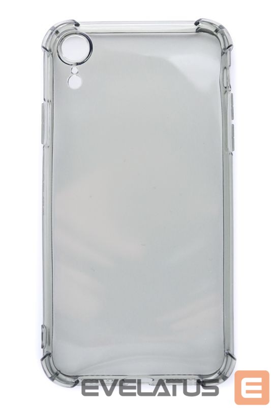 Back panel cover Evelatus Apple iPhone XR Military Shockproof Silicone Case TPU Black