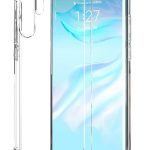 Back panel cover Evelatus Huawei P30 Lite Military Shockproof Silicone Case TPU Transparent