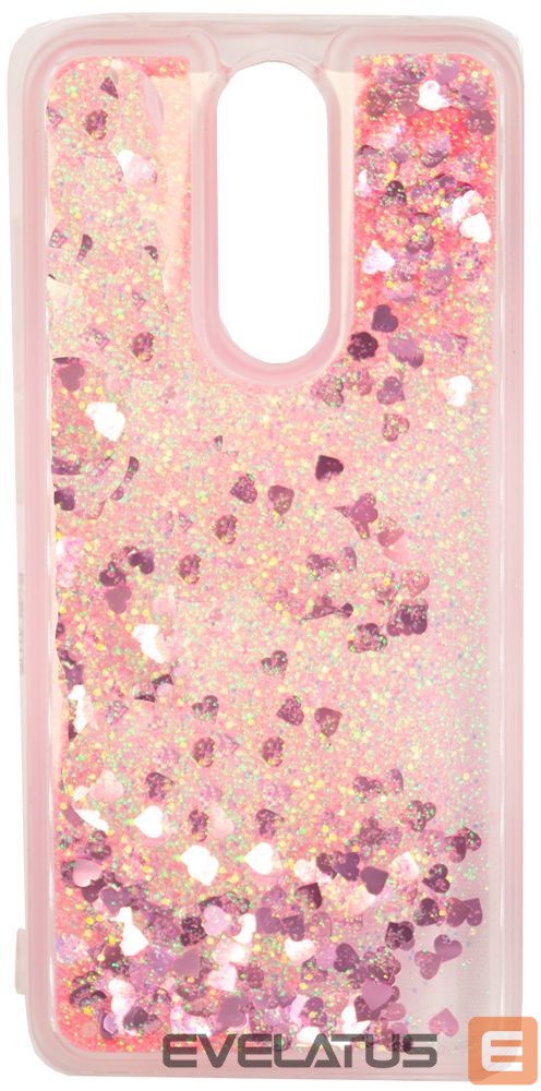 Back panel cover Evelatus Xiaomi Redmi 8 Shining Quicksand Case Pink