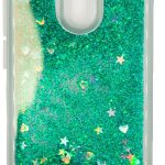 Back panel cover Evelatus Xiaomi Redmi 8 Shining Quicksand Case Green
