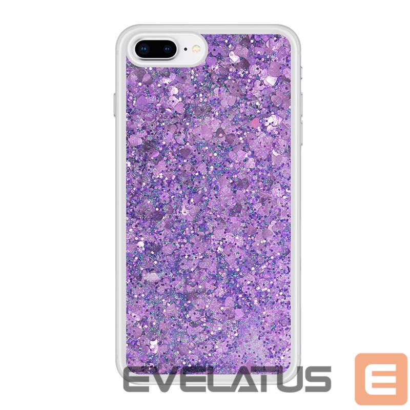 Back panel cover Evelatus Huawei P Smart 2019 Shining Quicksand Case Purple