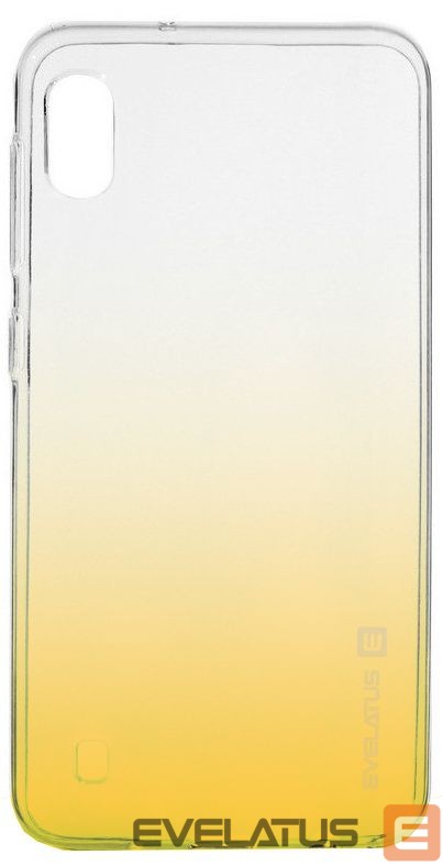 Back panel cover Evelatus Samsung Galaxy A10 Gradient TPU Case Gold