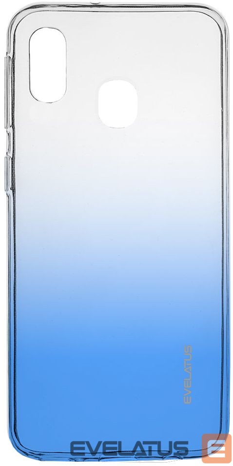 Back panel cover Evelatus Samsung Galaxy A40 Gradient TPU Case Blue