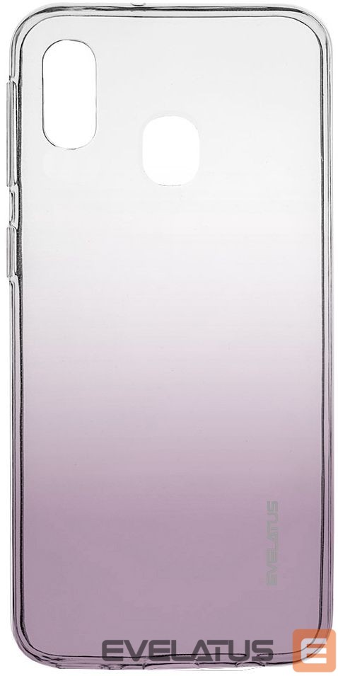 Back panel cover Evelatus Samsung Galaxy A40 Gradient TPU Case Coffee