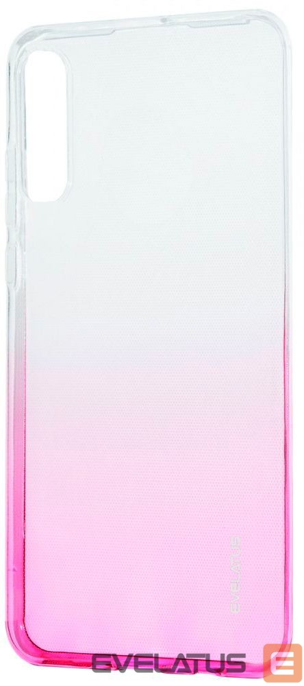 Back panel cover Evelatus Samsung A50 Gradient TPU Case Rose Red