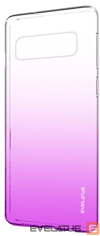 Back panel cover Evelatus Samsung S10 Gradient TPU Case Purple