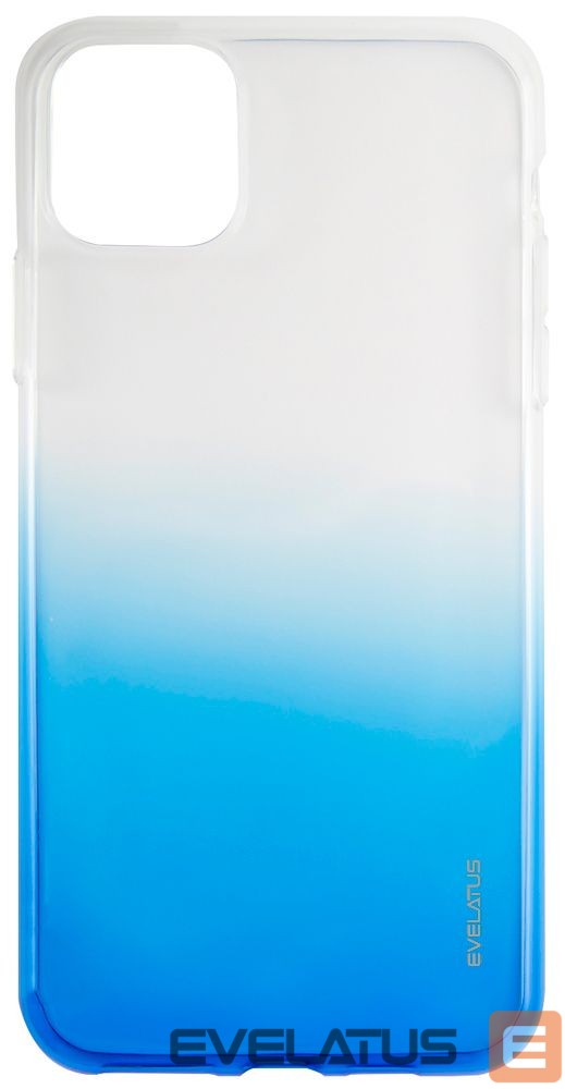Back panel cover Evelatus Apple iPhone 11 Gradient TPU Case Blue
