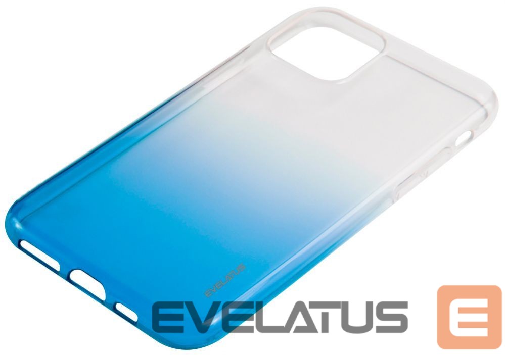 Back panel cover Evelatus Apple iPhone 11 Gradient TPU Case Blue