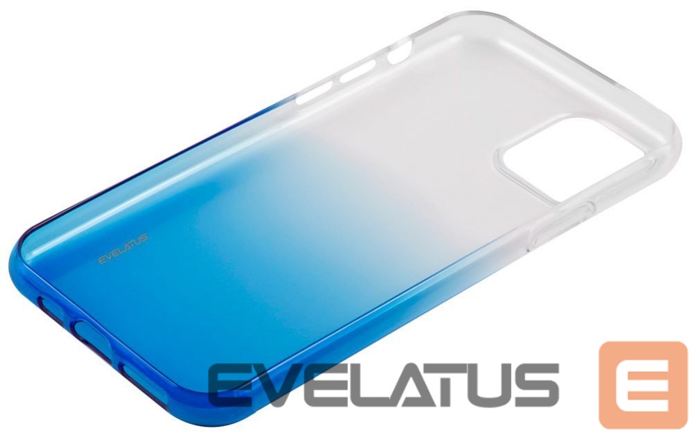 Back panel cover Evelatus Apple iPhone 11 Gradient TPU Case Blue