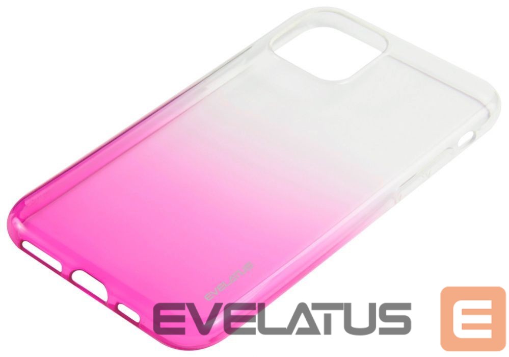 Back panel cover Evelatus Apple iPhone 11 Pro Gradient TPU Case Rose Red
