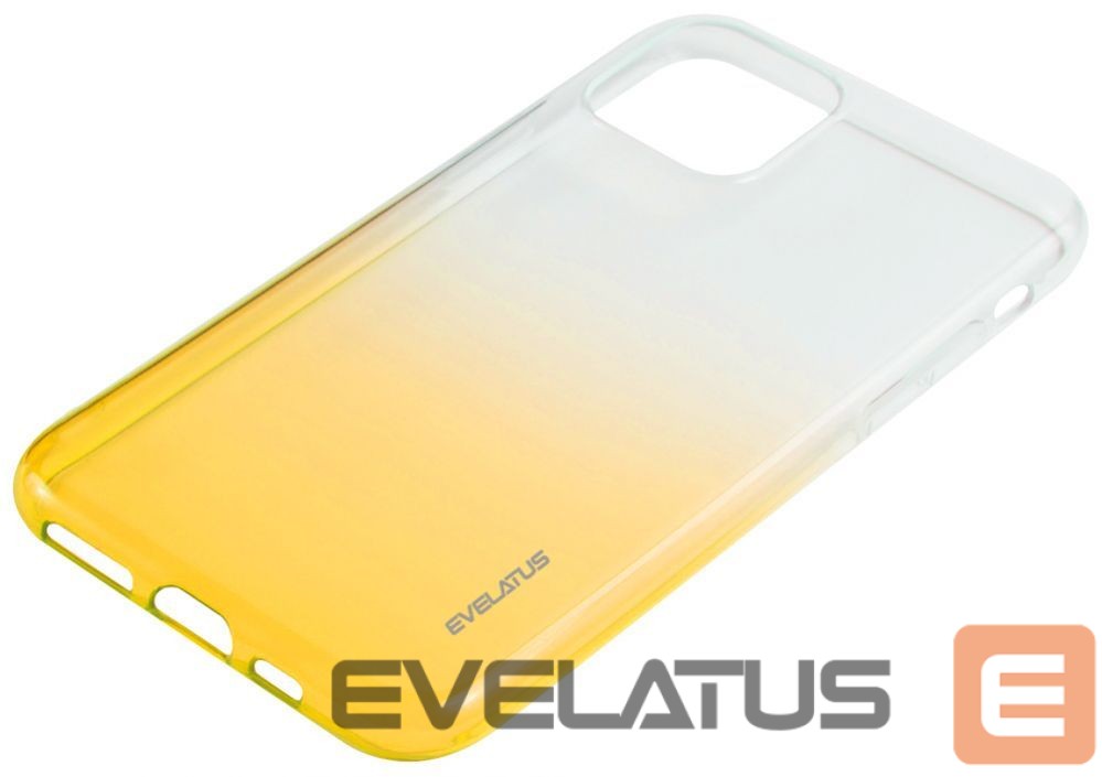Back panel cover Evelatus Apple iPhone 11 Pro Max Gradient TPU Case Gold