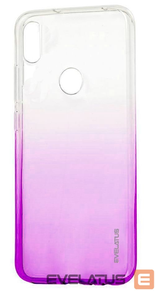 Back panel cover Evelatus Xiaomi Redmi 7 Gradient TPU Case Purple