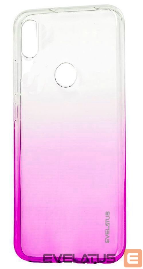 Back panel cover Evelatus Xiaomi Redmi 7 Gradient TPU Case Rose Red