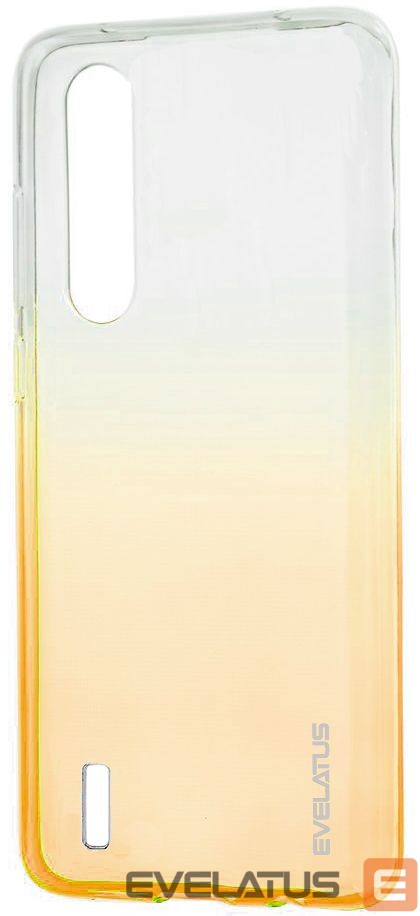Back panel cover Evelatus Xiaomi Mi 9 Lite Gradient TPU Case Gold