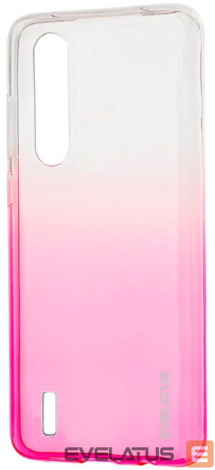 Back panel cover Evelatus Xiaomi Mi 9 Lite Gradient TPU Case Rose Red