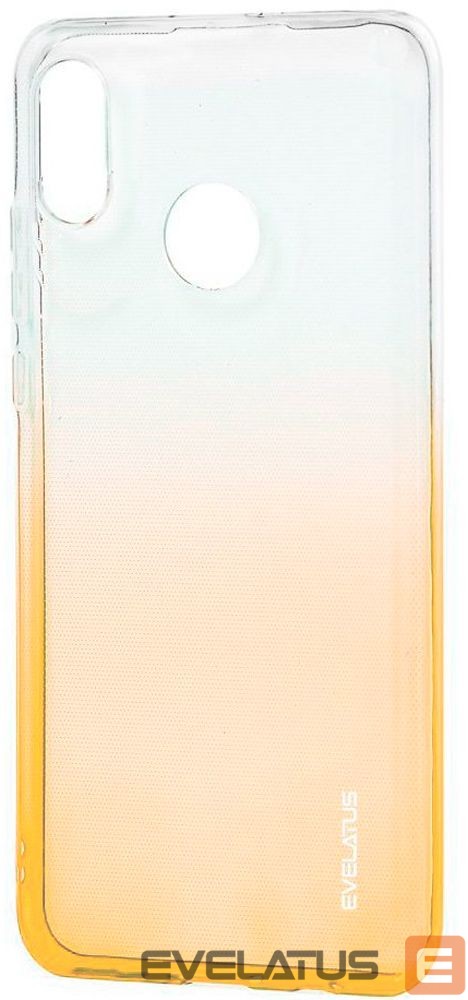 Back panel cover Evelatus Huawei P Smart 2019 Gradient TPU Case Gold