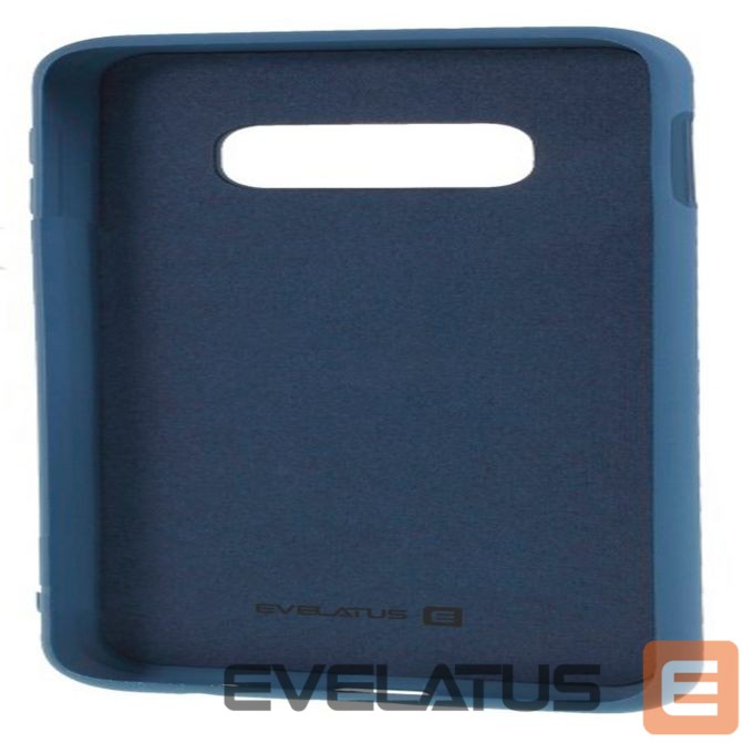 Back panel cover Evelatus Samsung Galaxy S10e Nano Silicone Case Soft Touch TPU Dark Blue