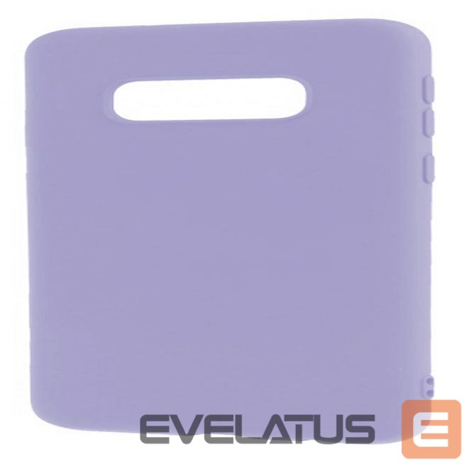 Back panel cover Evelatus Samsung Galaxy S10e Nano Silicone Case Soft Touch TPU Blue