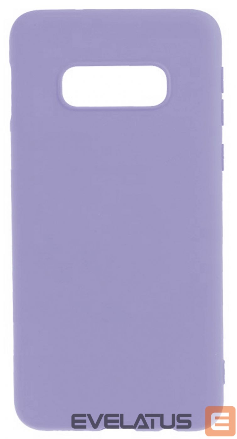 Back panel cover Evelatus Samsung Galaxy S10e Nano Silicone Case Soft Touch TPU Blue