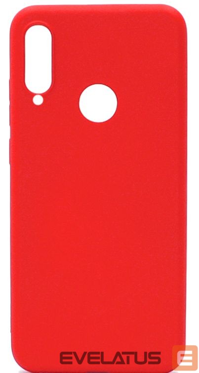 Back panel cover Evelatus Huawei P30 Lite Nano Silicone Case Soft Touch TPU Red