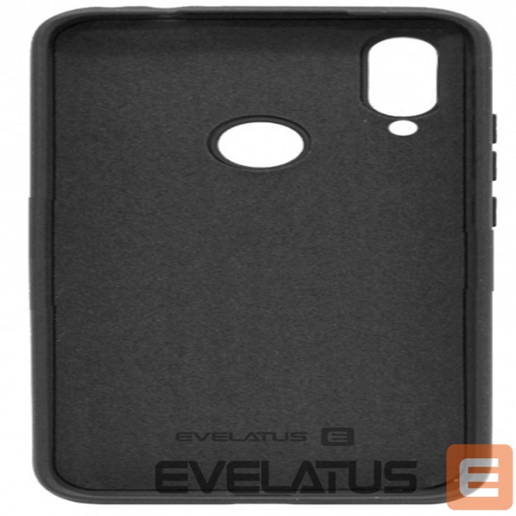 Back panel cover Evelatus Xiaomi Redmi 7 Nano Silicone Case Soft Touch TPU Black