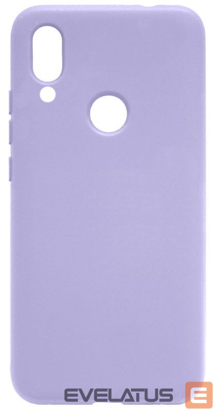 Back panel cover Evelatus Xiaomi Redmi 7 Nano Silicone Case Soft Touch TPU Light Purple