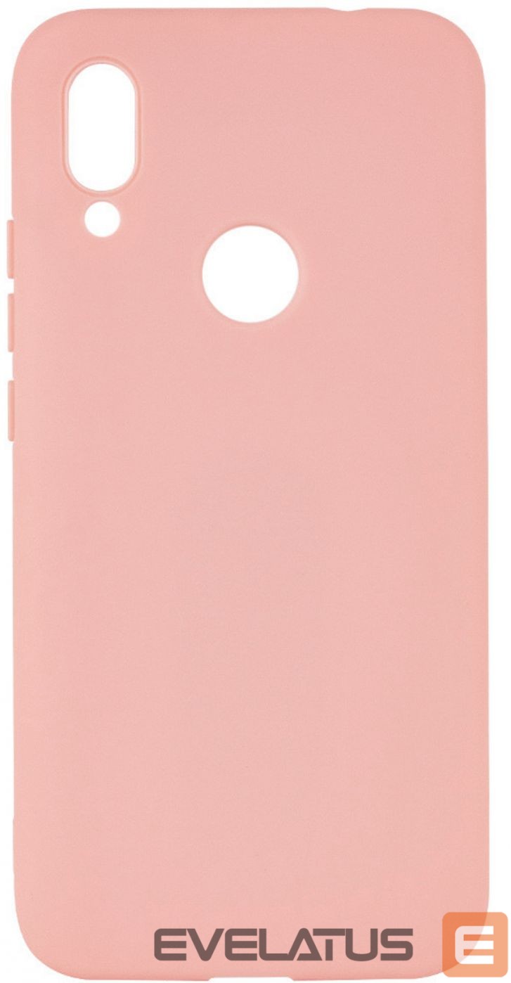 Back panel cover Evelatus Xiaomi Redmi 7 Nano Silicone Case Soft Touch TPU Beige