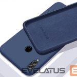 Back panel cover Evelatus Xiaomi Redmi 7a Nano Silicone Case Soft Touch TPU Dark Blue