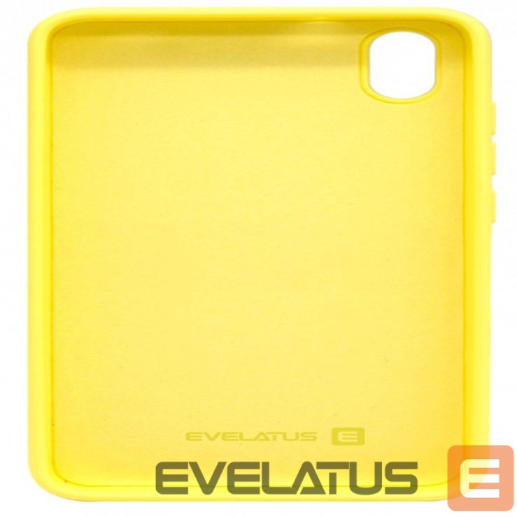 Back panel cover Evelatus Xiaomi Redmi 7a Nano Silicone Case Soft Touch TPU Yellow
