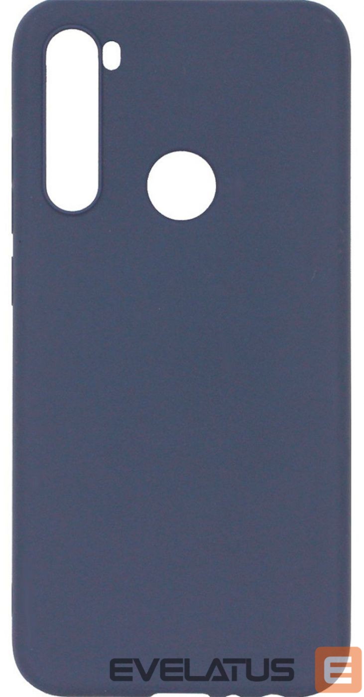 Back panel cover Evelatus Xiaomi Redmi Note 8 / Redmi Note 8 2021 Nano Silicone Case Soft Touch TPU Dark Blue