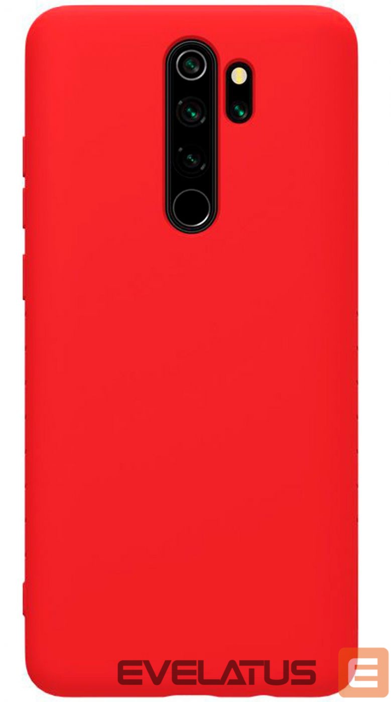 Back panel cover Evelatus Xiaomi Note 8 Pro Nano Silicone Case Soft Touch TPU Red