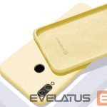 Back panel cover Evelatus Xiaomi Mi 9 Lite Soft Silicone Yellow