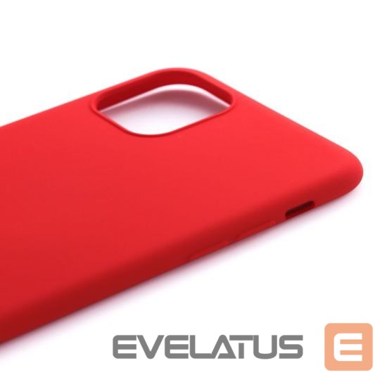 Back panel cover Evelatus Apple iPhone 11 Pro Max Nano Silicone Case Soft Touch TPU Red
