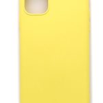 Back panel cover Evelatus Apple iPhone 11 Pro Max Nano Silicone Case Soft Touch TPU Yellow