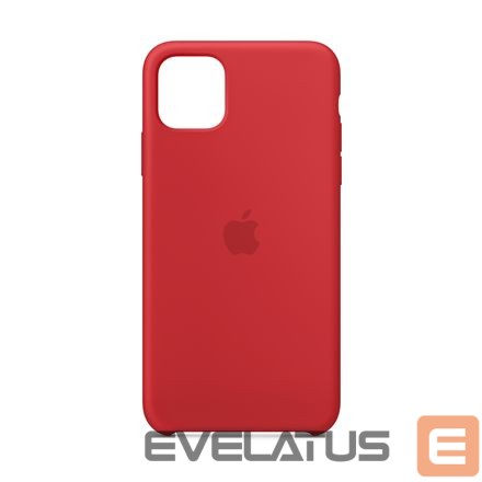 Back panel cover Apple iPhone 11 Pro Max Silicone Case MWYV2ZM/A Red