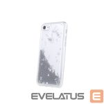 Back panel cover iLike Apple iPhone 11 Pro Liquid Letters TPU Case Silver