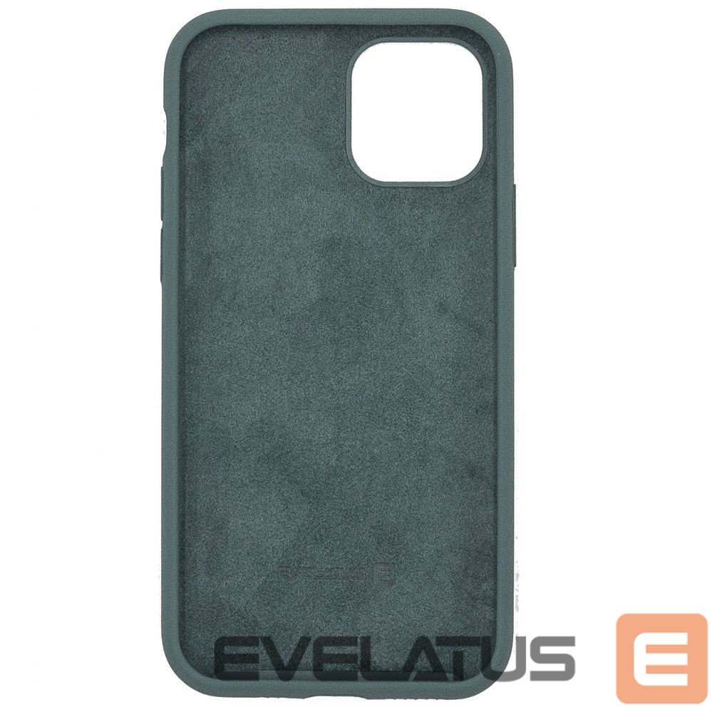 Back panel cover Evelatus Apple iPhone 11 Pro Premium Soft Touch Silicone Case Pine Green