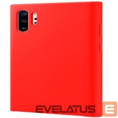 Back panel cover Evelatus Samsung Galaxy Note 10 Plus Premium Soft Touch Silicone Case Red