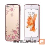 Back panel cover iLike Xiaomi Xiaomi Redmi Note 8 / Redmi Note 8 2021 Back Case FLOWER Rose Gold