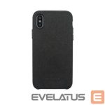 Back panel cover SoSeven Apple iPhone X/XS Premium Gentleman Case Fabric Black