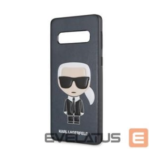 Back panel cover Karl Lagerfeld Samsung Galaxy S10 Ikonik Full Body PC/TPU Case Blue