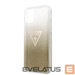 Back panel cover Guess Apple iPhone 11 Pro Solid Glitter Cover Gold