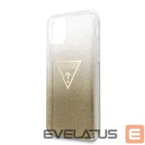 Back panel cover Guess Apple iPhone 11 Pro Solid Glitter Cover Gold
