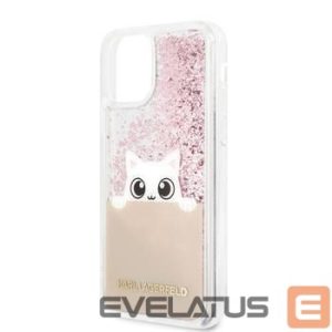 Back panel cover Guess Apple iPhone 11 Pro Glitter Peek and Boo Cover Pink