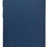 Back panel cover Evelatus Samsung Galaxy A10 Soft Touch Silicone Case with Strap Dark Blue