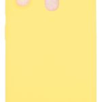 Back panel cover Evelatus Samsung A20e Soft Touch Silicone Case with Strap Yellow
