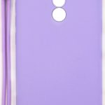 Back panel cover Evelatus Xiaomi Redmi 8 Nano Silicone Case Soft Touch TPU Purple