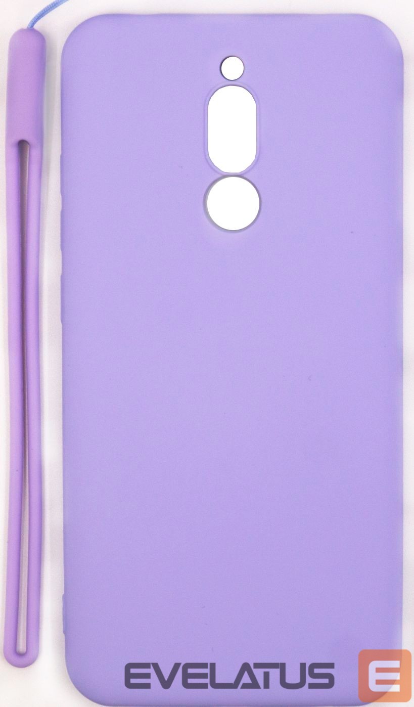 Back panel cover Evelatus Xiaomi Redmi 8 Nano Silicone Case Soft Touch TPU Purple