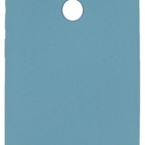 Back panel cover Evelatus Xiaomi Redmi 8 Soft Touch Silicone Case with Strap Blue