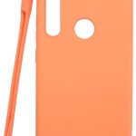 Back panel cover Evelatus Xiaomi Xiaomi Redmi Note 8 / Redmi Note 8 2021 Soft Touch Silicone Case with Strap Pink